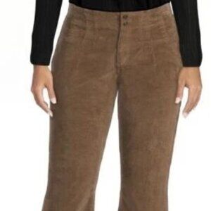 No Boundaries Women's Brown Corduroy Flared Y2K Casual Designer Pants Size 17